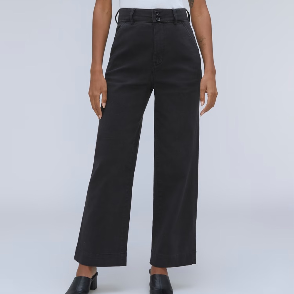 Everlane the Organic Wide Leg Pants